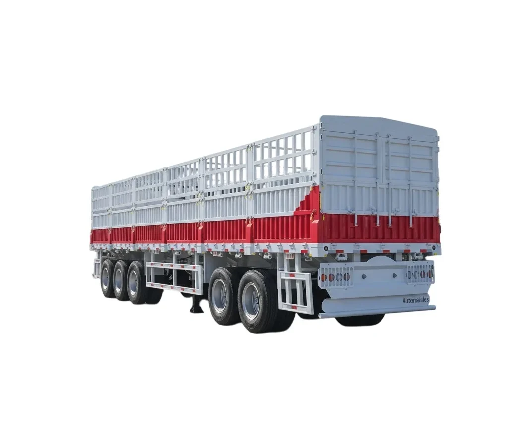 Fence semi trailer for sale: 60T-150T, 2-5 Axles