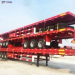 Flatbed Semi Trailer 30 Ton High Capacity gallery 6