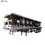 Flatbed Semi Trailer 30T 2-6 Axles Steel Deck gallery 1