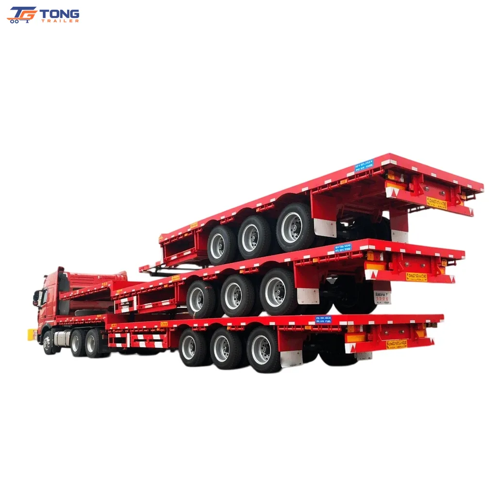 Flatbed Semi Trailer, 30T+ Payload, 2-6 Axles gallery 1