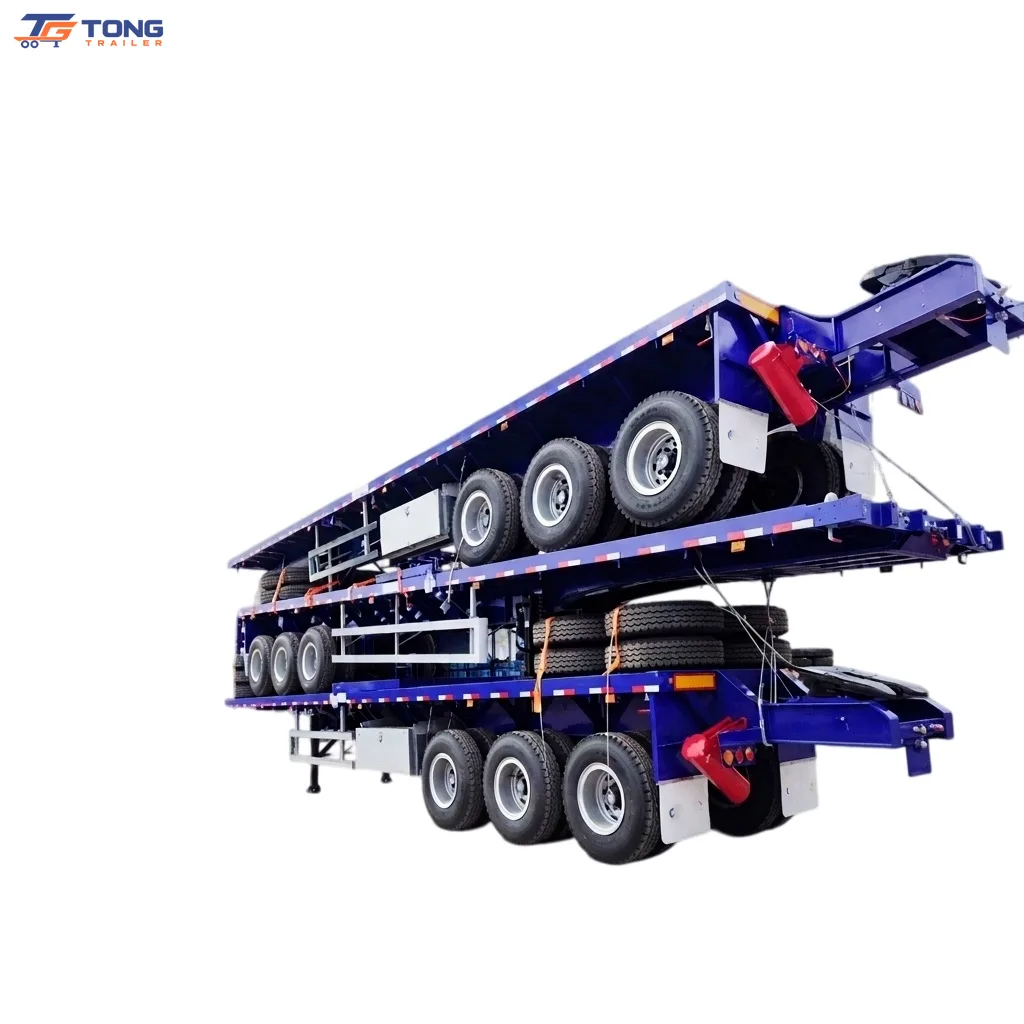 Flatbed Semi Trailer 30T Payload for Sale gallery 1
