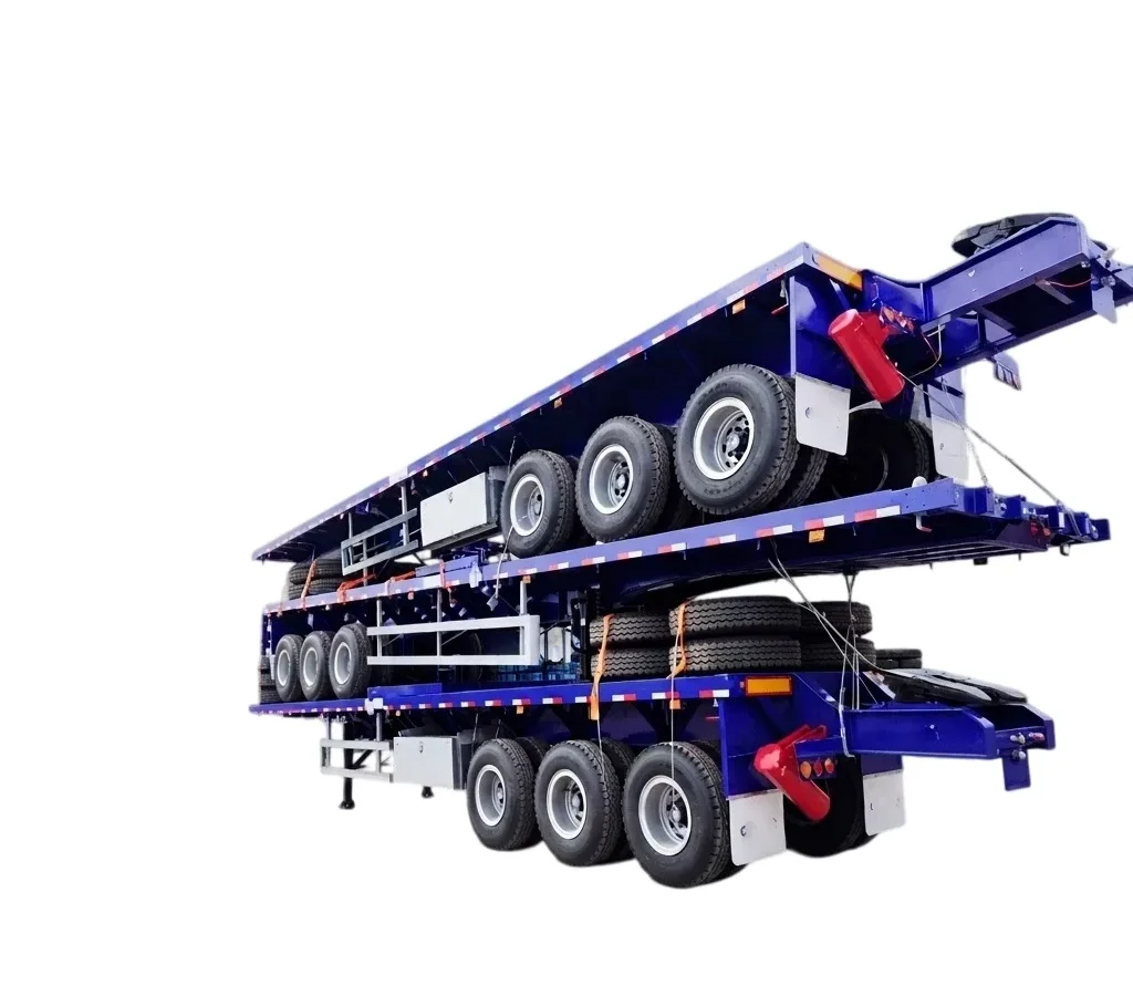 Flatbed Semi Trailer 30T Payload for Sale