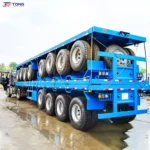 Flatbed Semi Trailer 30T Payload for Sale gallery 4