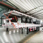 Flatbed Semi Trailer 30T Payload for Sale gallery 6