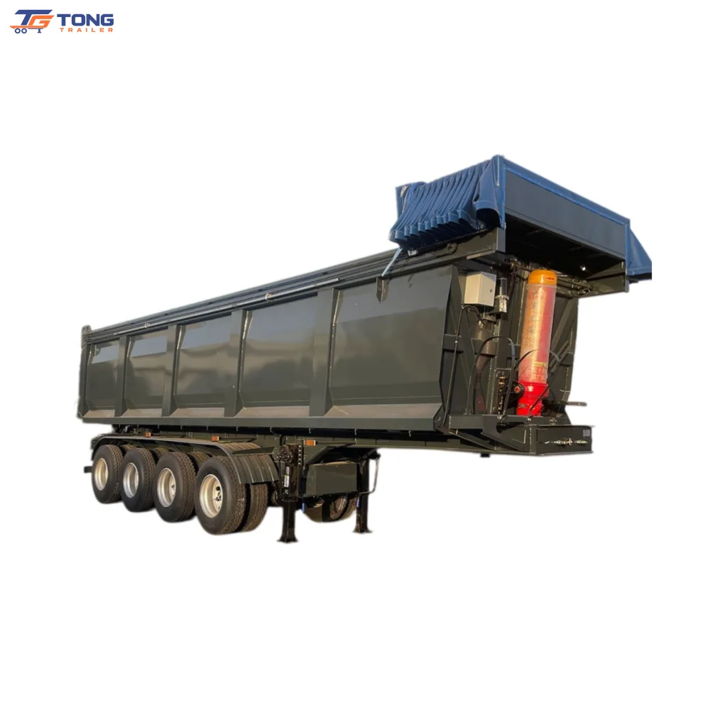 Heavy Duty Dump Semi Trailer 3 to 6 Axle 30000 kg gallery 1