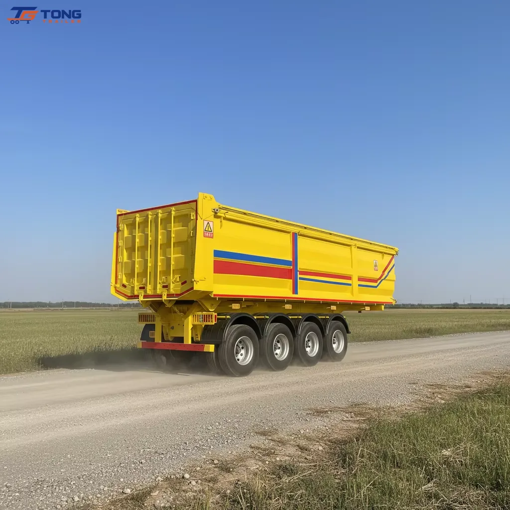 Heavy Duty Dump Semi Trailer | 30T+ 2-4 Axle Tipper gallery 2