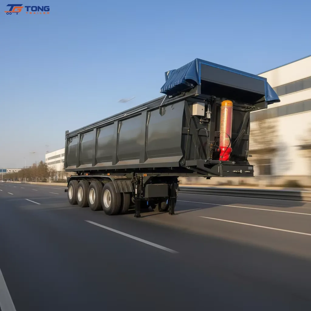 Heavy Duty Dump Semi Trailer | 30T+ 2-4 Axle Tipper gallery 3
