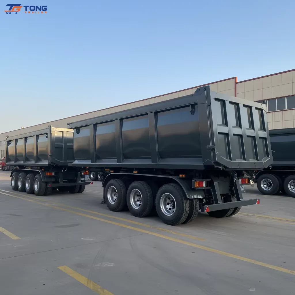 Heavy Duty Dump Semi Trailer | 30T+ 2-4 Axle Tipper gallery 4