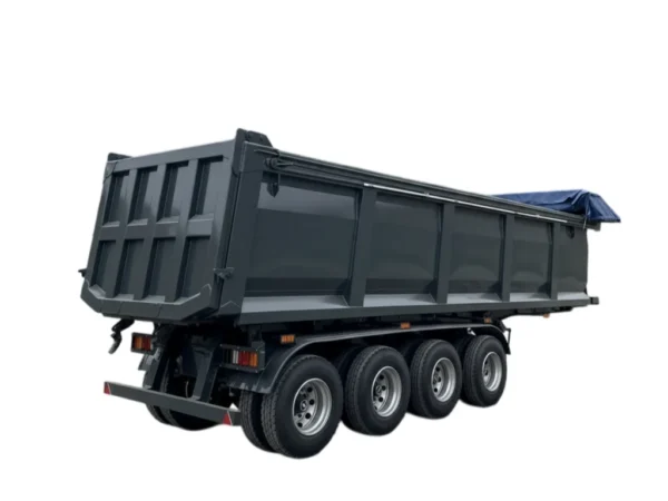 Heavy Duty Dump Semi Trailer Over 30000 kg Payload