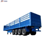 Heavy Duty Fence Semi Trailer 60T-150T 2-5 Axle gallery 1