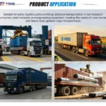 Heavy Duty Flatbed Semi Trailer 2-5 Axle 30T Steel Deck gallery 4