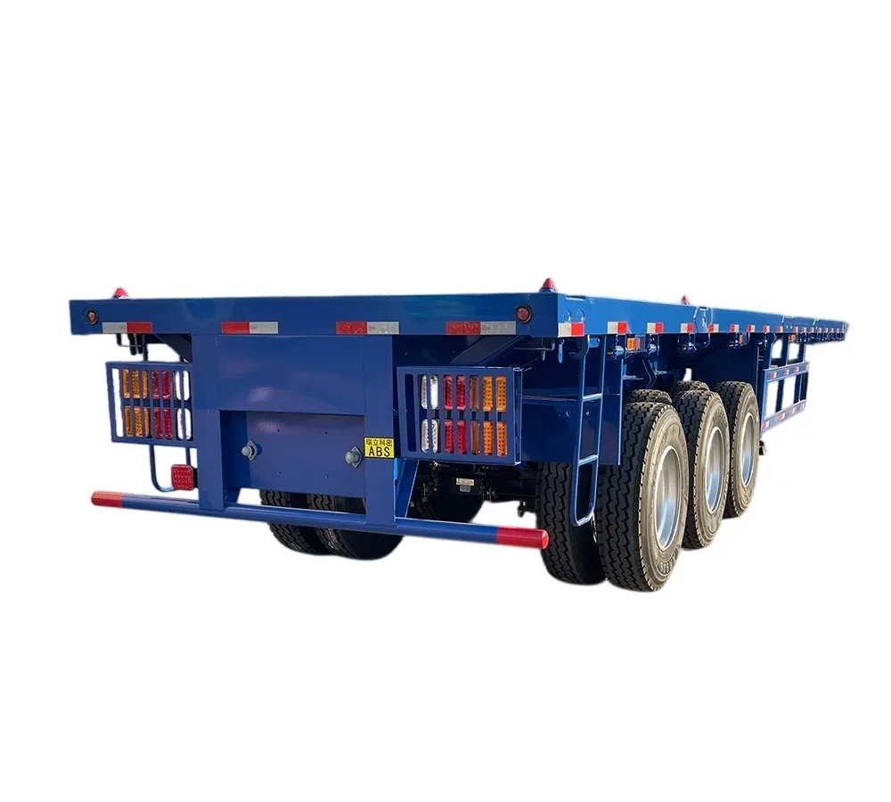 Heavy Duty Flatbed Semi Trailer | 30T+ Payload Steel Deck