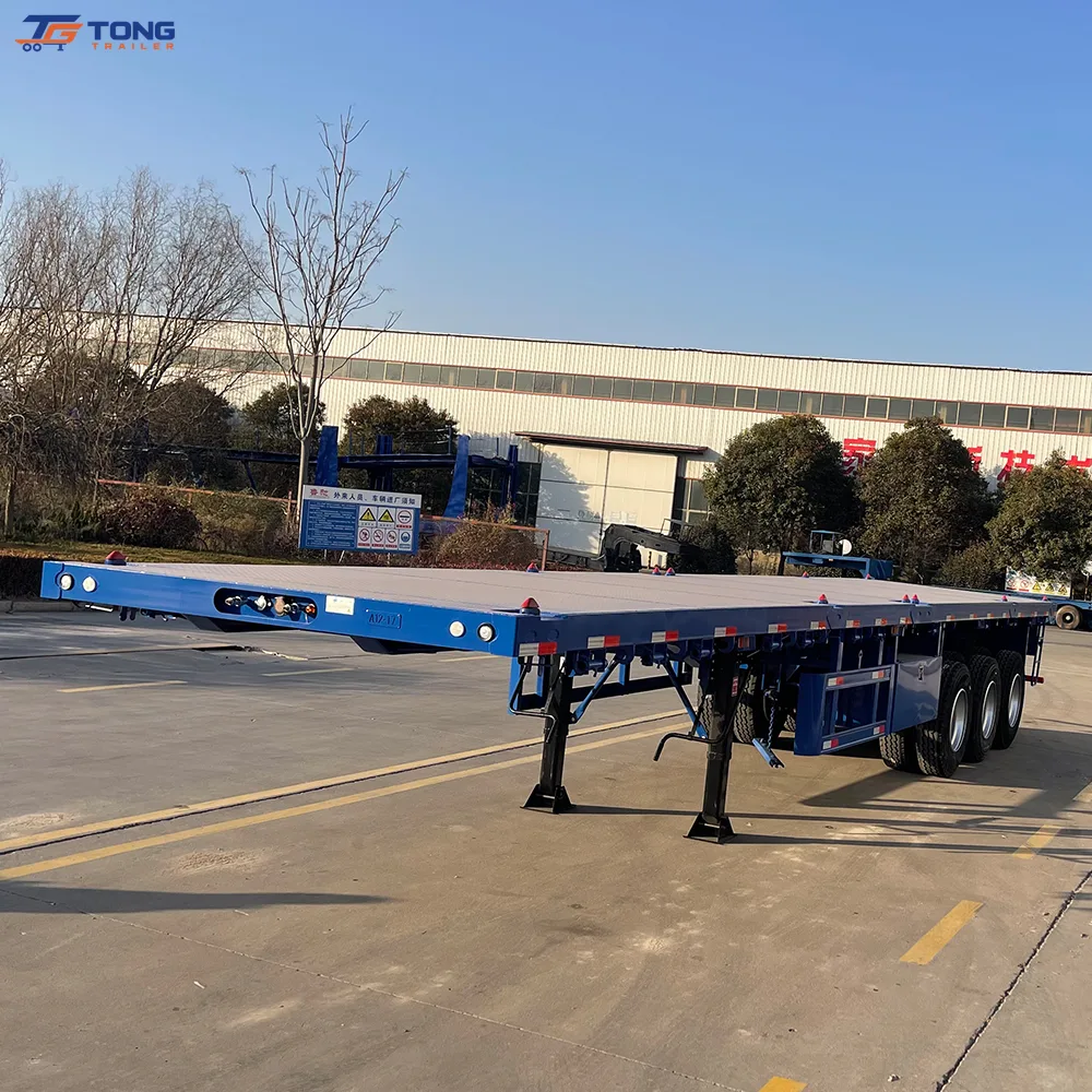 Heavy Duty Flatbed Semi Trailer | 30T+ Payload Steel Deck gallery 2