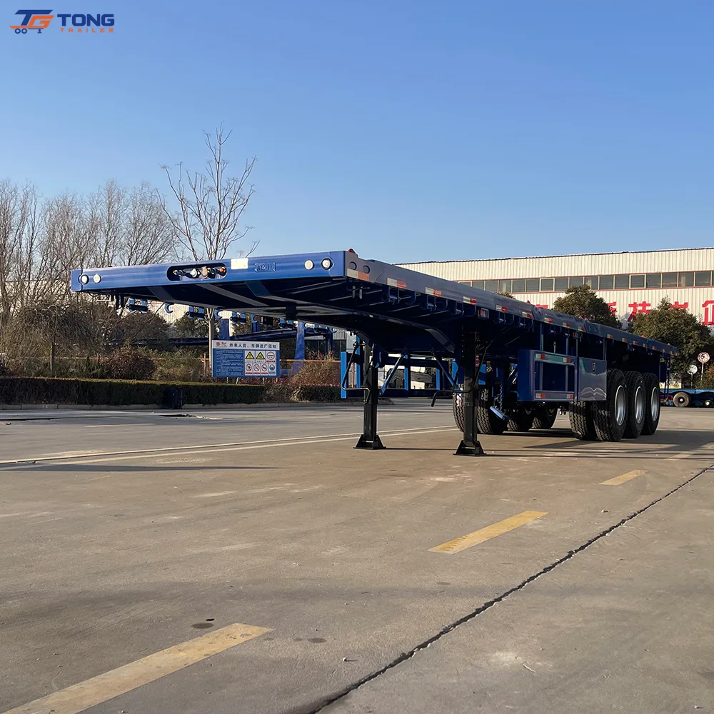 Heavy Duty Flatbed Semi Trailer | 30T+ Payload Steel Deck gallery 3