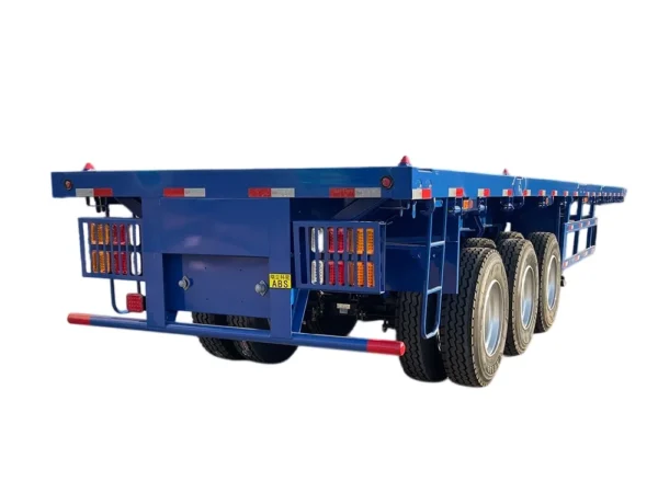 Heavy Duty Flatbed Semi Trailer | 30T+ Payload Steel Deck