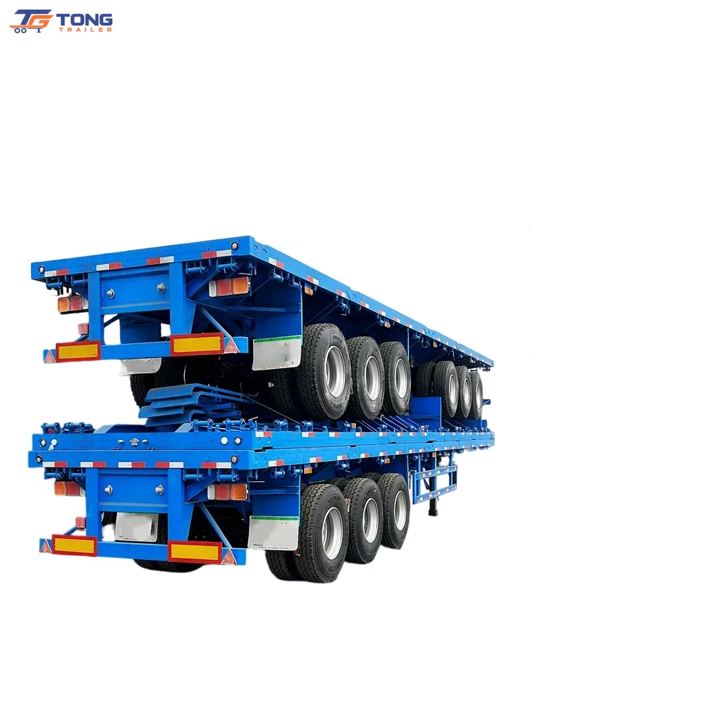 Heavy Duty Flatbed Semi Trailer with 30,000kg Payload gallery 1