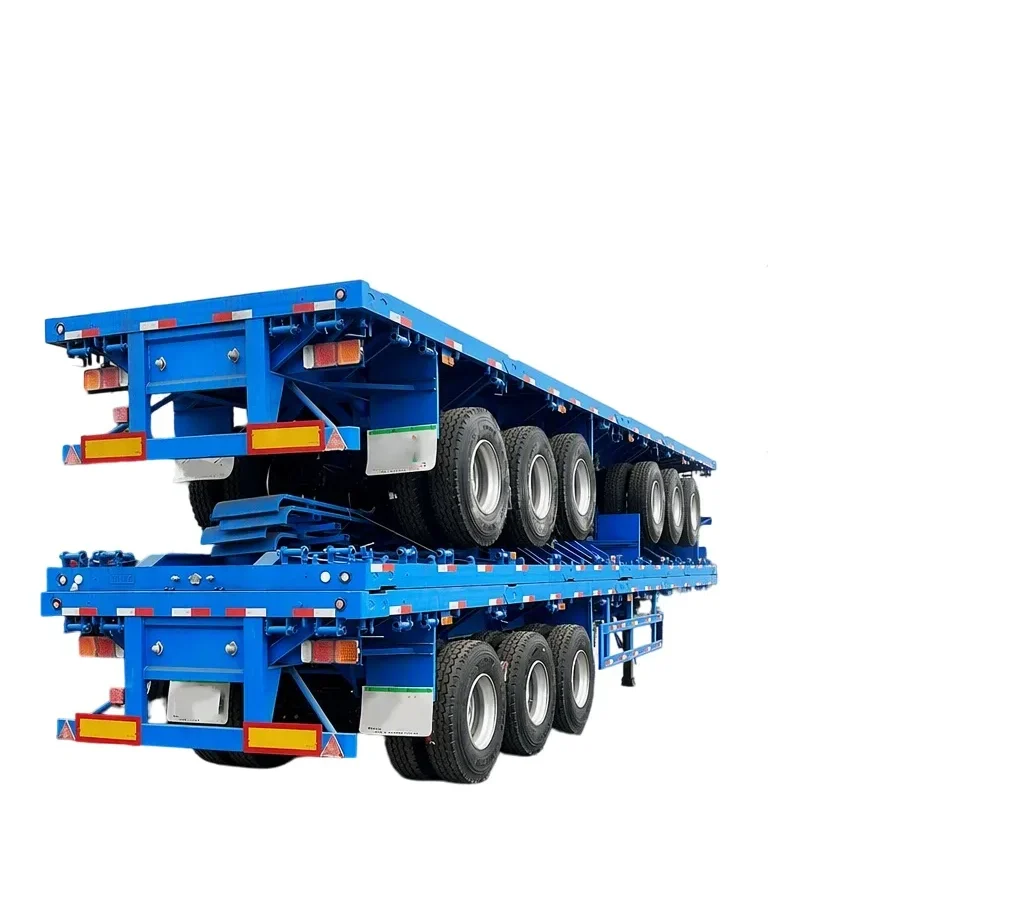 Heavy Duty Flatbed Semi Trailer with 30,000kg Payload