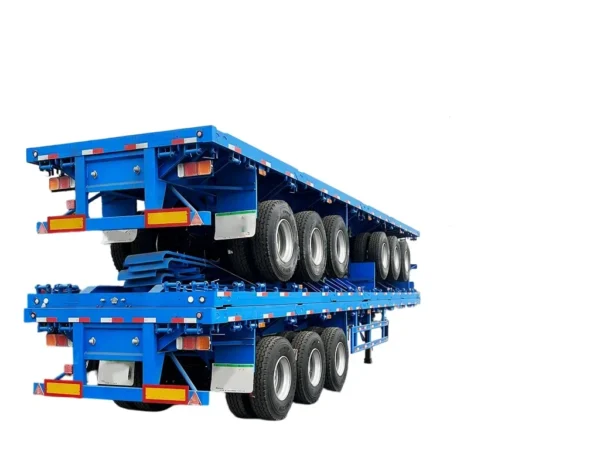 Heavy Duty Flatbed Semi Trailer with 30,000kg Payload