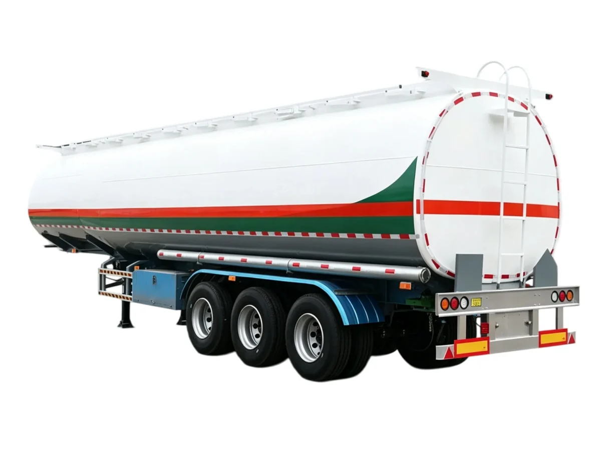 Heavy Duty Fuel Tanker Semi Trailer 30T Payload