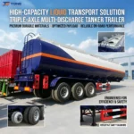 Heavy Duty Fuel Tanker Semi Trailer 30T Payload gallery 2