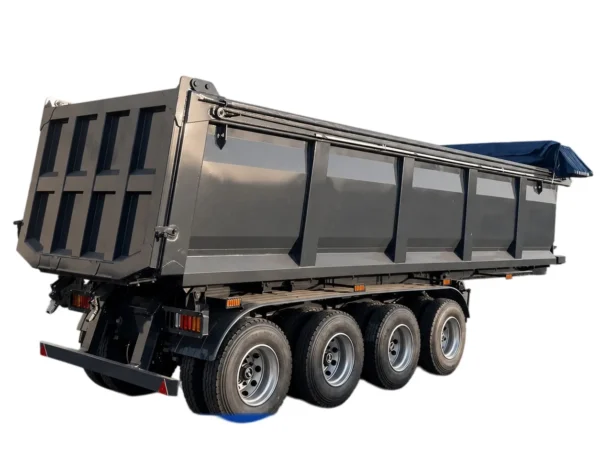 Heavy Duty Steel Dump Semi-Trailer for Stone and Ore