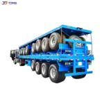 Heavy Haul Flatbed Semi Trailer Over 30000 kg Payload gallery 1