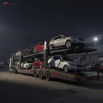 Hydraulic Car Carrier Semi-Trailer 2 Axle 60T-150T for Sale gallery 4