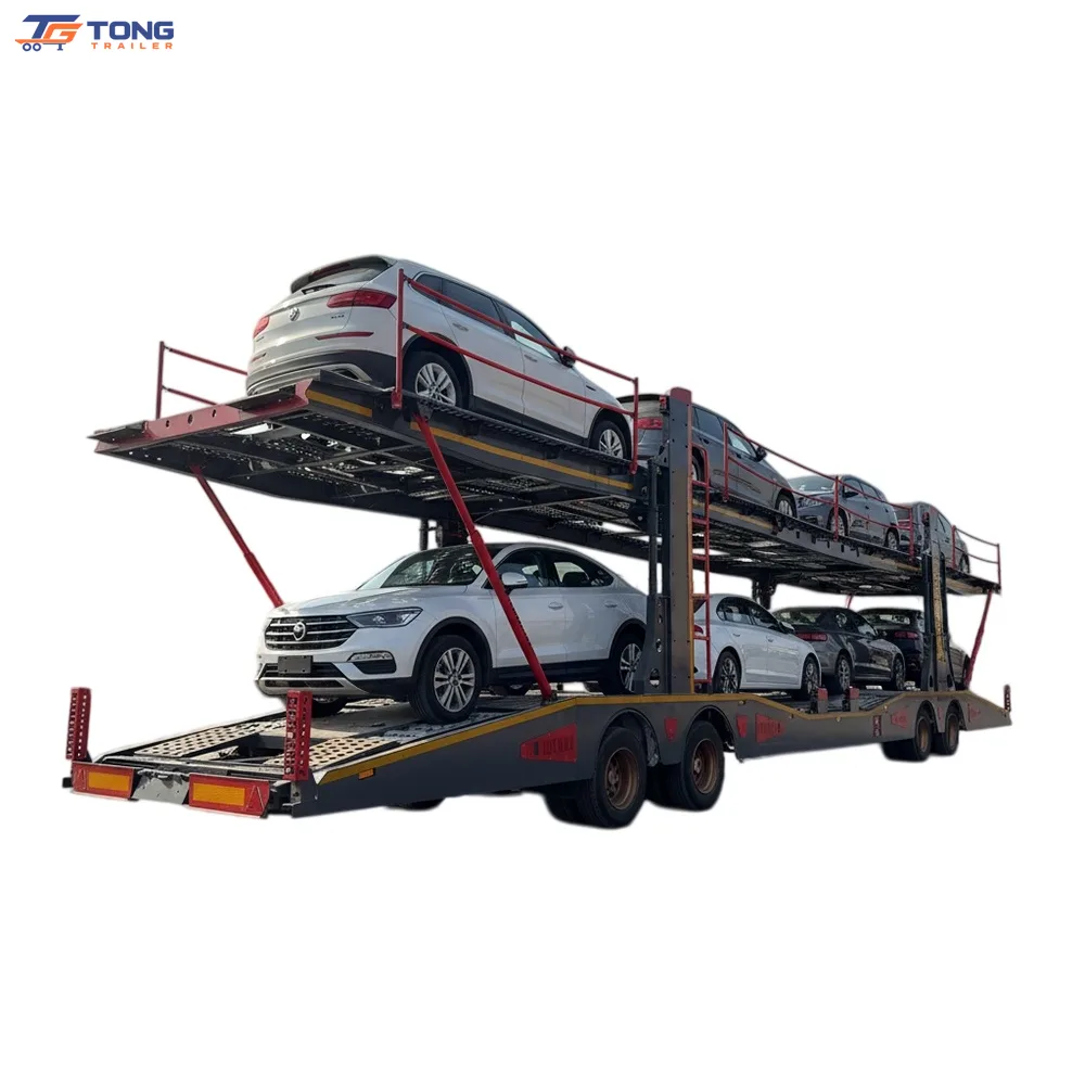 Hydraulic Car Carrier Semi-Trailer 2 Axle 60T-150T for Sale