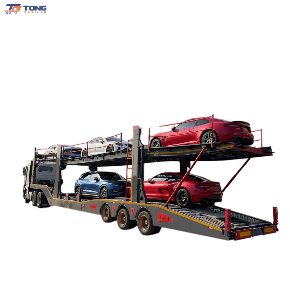 Hydraulic Car Carrier Semi Trailer 60-150T 2-4 Axles gallery 1