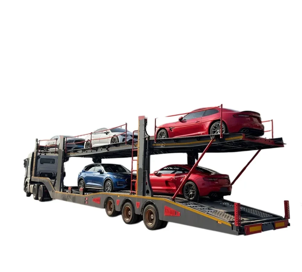 Hydraulic Car Carrier Semi Trailer 60-150T 2-4 Axles