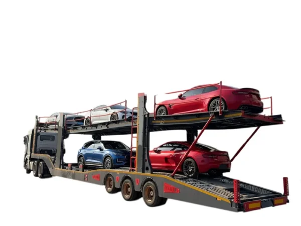 Hydraulic Car Carrier Semi Trailer 60-150T 2-4 Axles