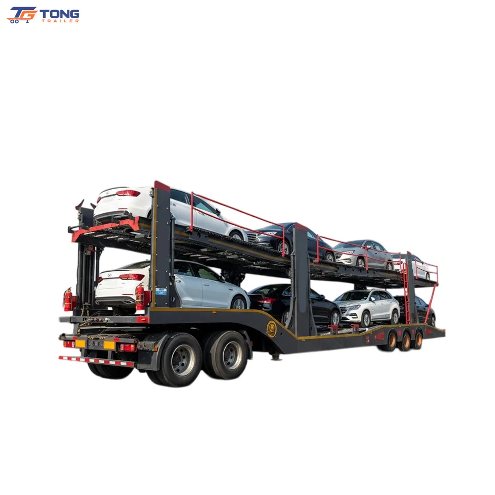 Hydraulic car carrier semi trailer 60-150T 2-4 axles