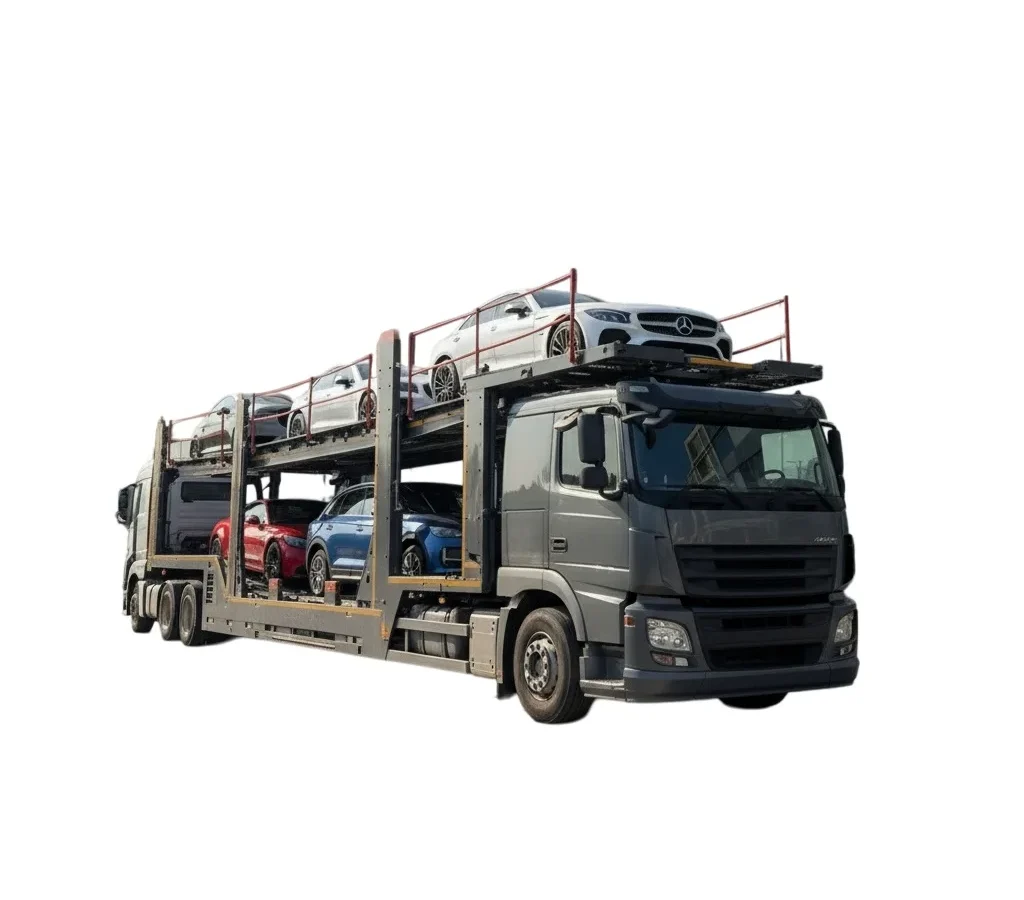Hydraulic Double Deck Car Carrier Trailer 60T-150T
