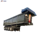 Hydraulic Rear Dump Semi Trailer 30T U-Type Tipper gallery 2