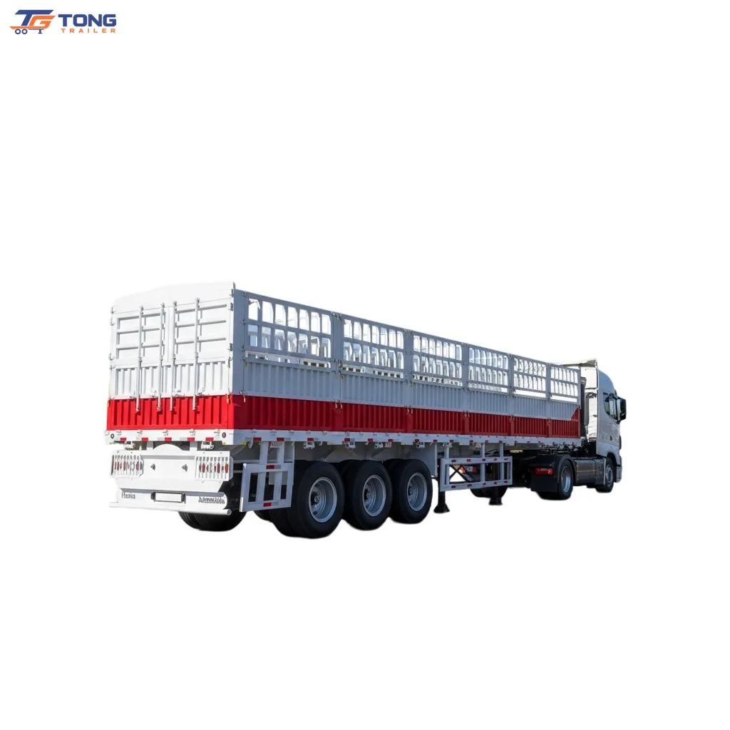 Livestock Fence Semi Trailer | 2-5 Axles 60-150T Load gallery 1