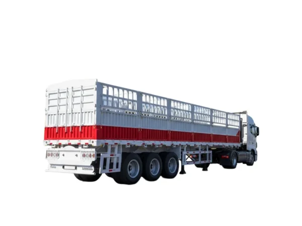 Livestock Fence Semi Trailer | 2-5 Axles 60-150T Load