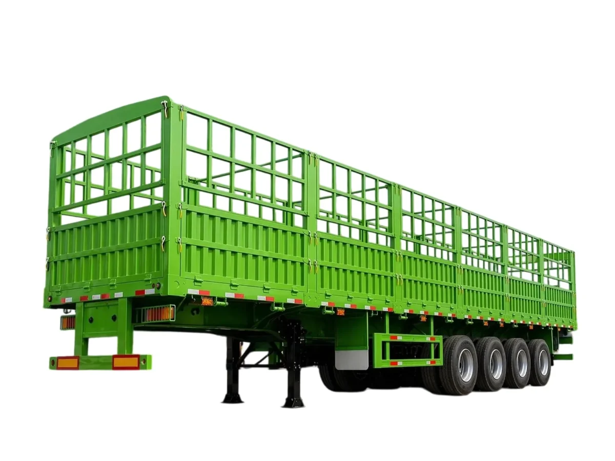 Livestock Fence Semi Trailer 60-150Ton Multi Axle