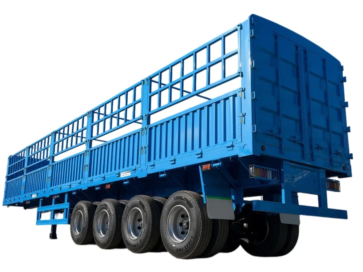 Livestock Semi Trailer 60-150Ton Multi Axle Steel