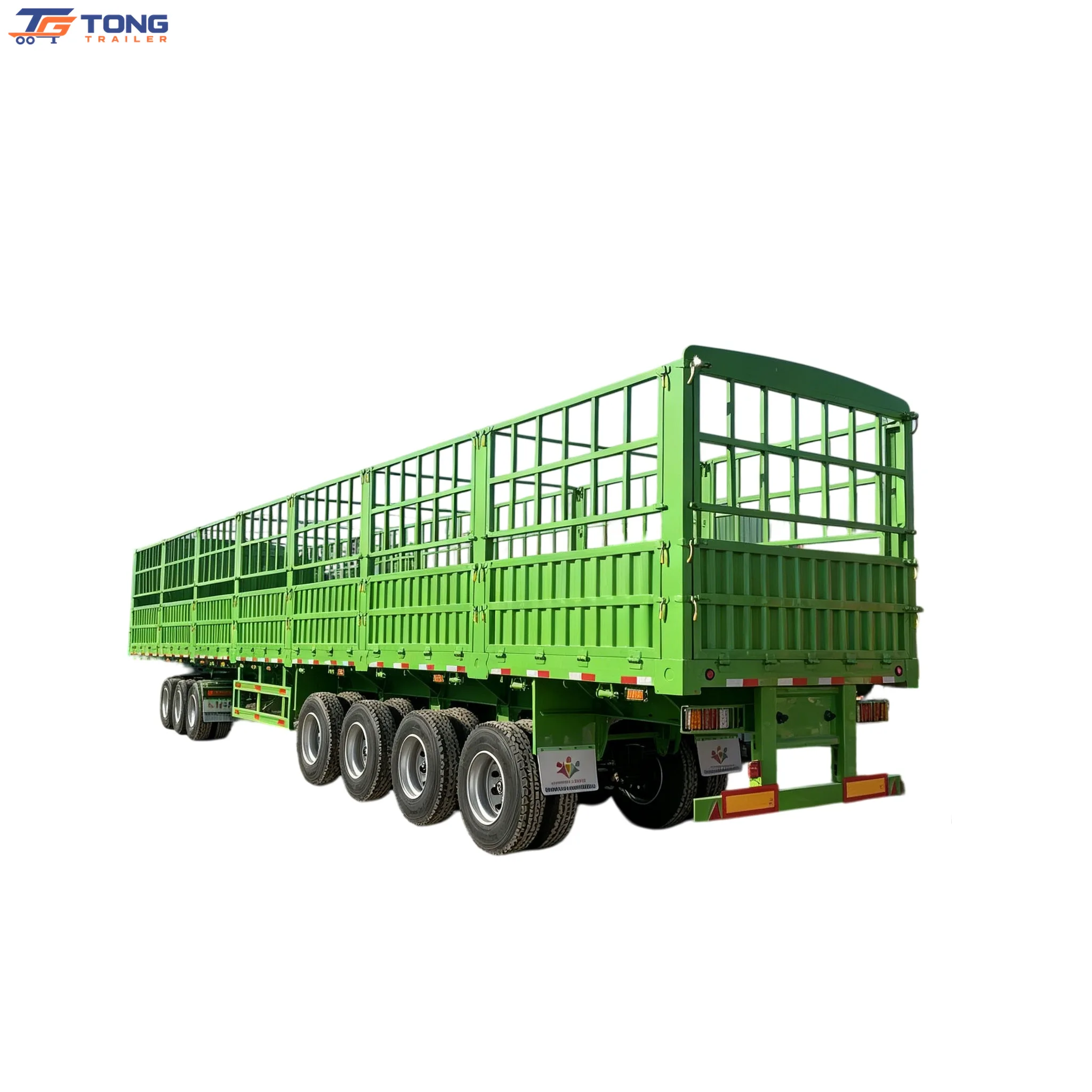 Livestock Semi Trailer 60-150Ton Multi Axle Steel Hauling gallery 1