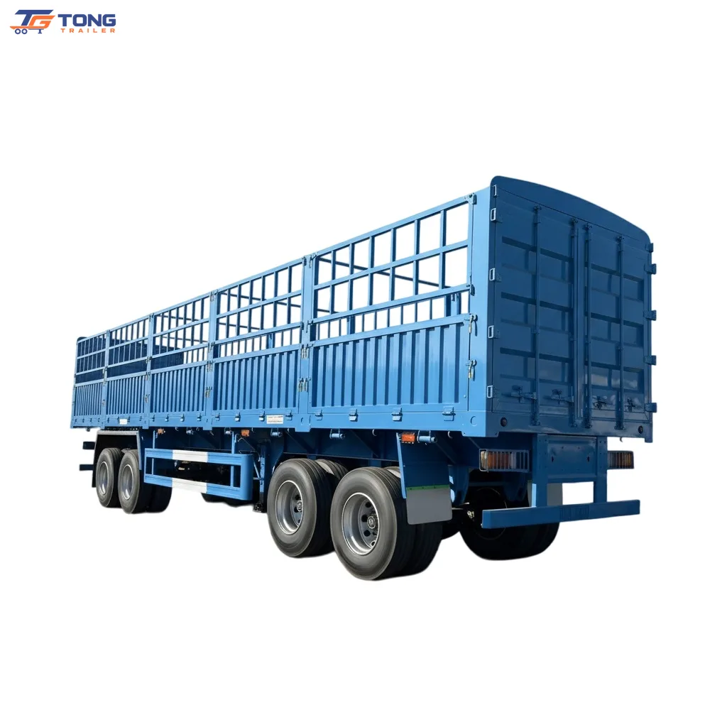 Livestock Transport Semi Trailer 3 Axle 60 Ton Steel gallery 1