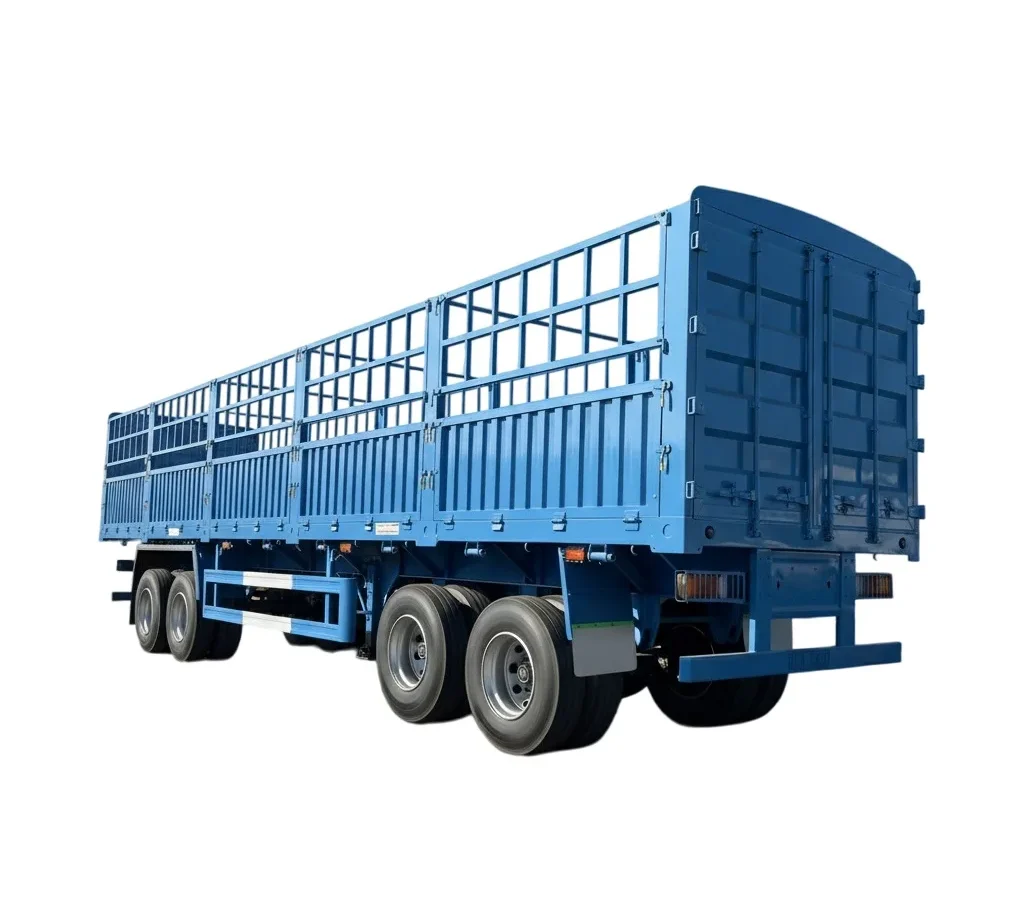 Livestock Transport Semi Trailer 3 Axle 60 Ton Steel