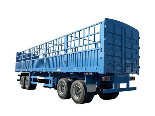 Livestock Transport Semi Trailer 3 Axle 60 Ton Steel