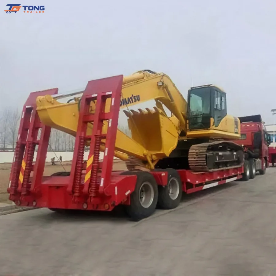 low bed semi trailer 100 ton 5 Axle gallery 2