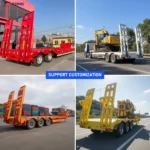 low bed semi trailer 100 ton 5 Axle gallery 4