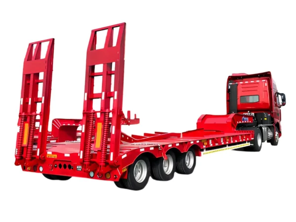 low bed semi trailer 100 ton 5 Axle