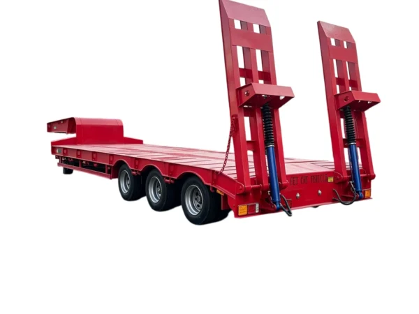 Low Bed Trailer 3 4 5 Axles 60T to 150T Custom Width