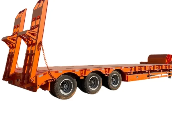 Lowbed Semi Trailer 3/4/5 Axles 60T-150T Payload