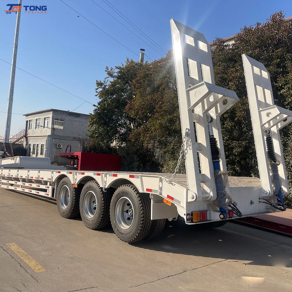 lowbed semi trailer 3-7 axles 60-150T gallery 6