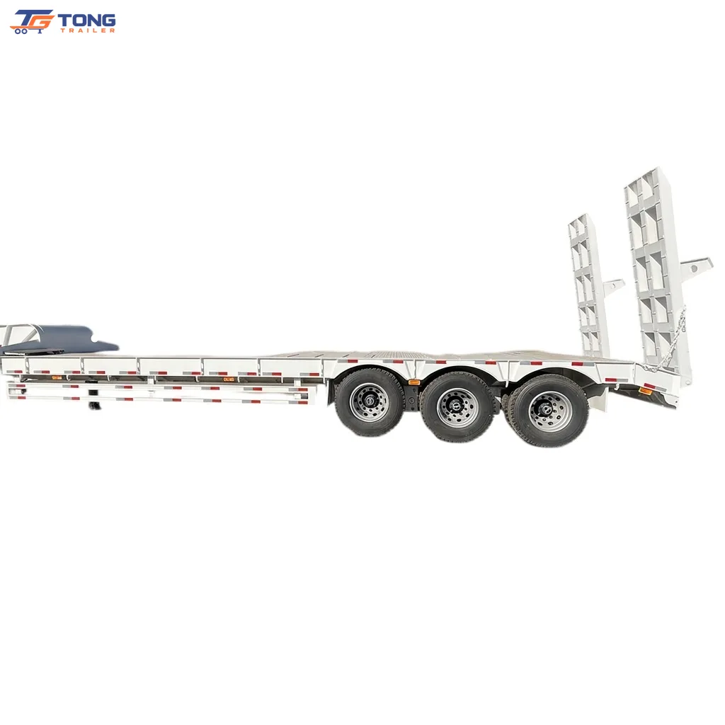 Lowbed Semi Trailer 3-7 Axles 60-150T Payload
