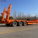 Lowbed Semi Trailer 60T-150T 3-5 Axle Lowboy Trailer gallery 2
